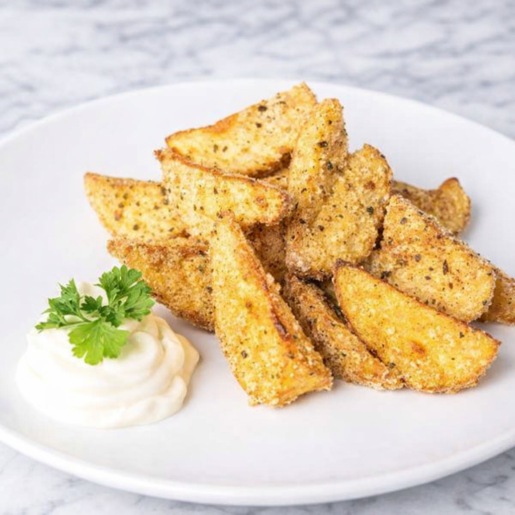 Crispy Rosemary and Parmesan Potato Wedges