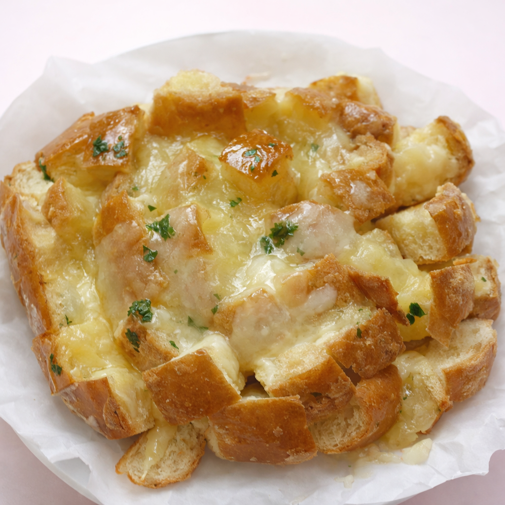 Garlic Butter Cheese-Pull Brioche