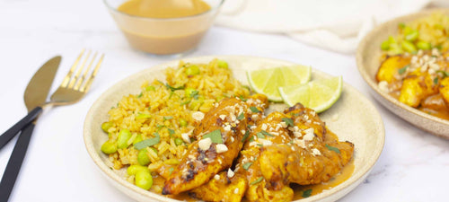 Chicken Satay with Peanut Sauce