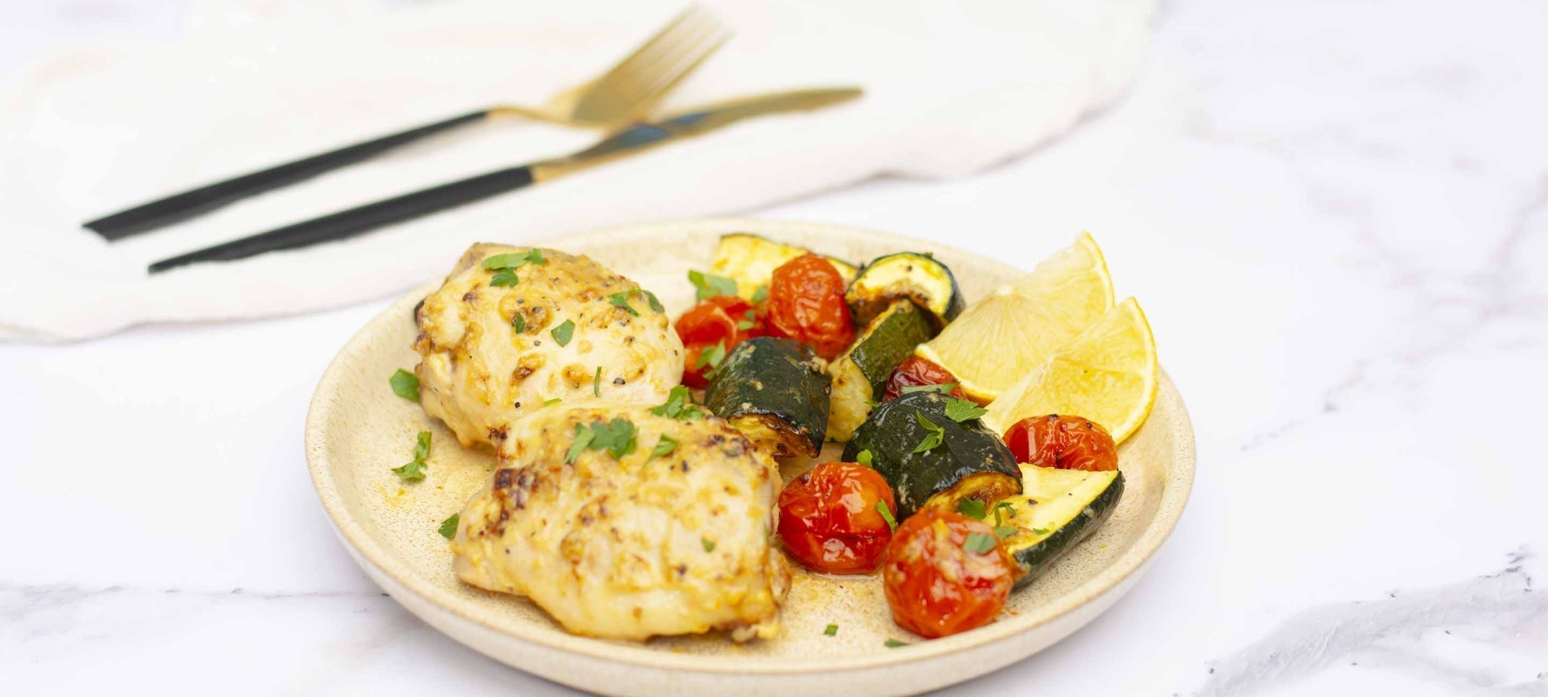 Lemon Garlic Chicken Thighs Recipe