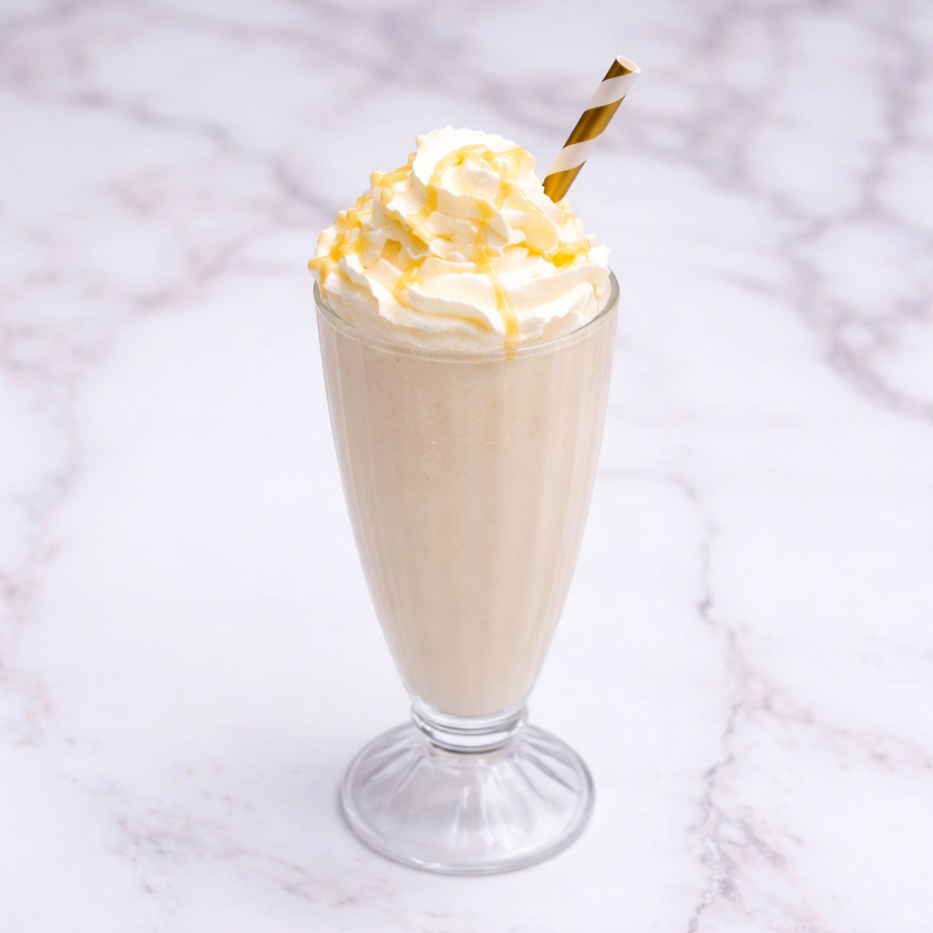 Salted caramel milkshake
