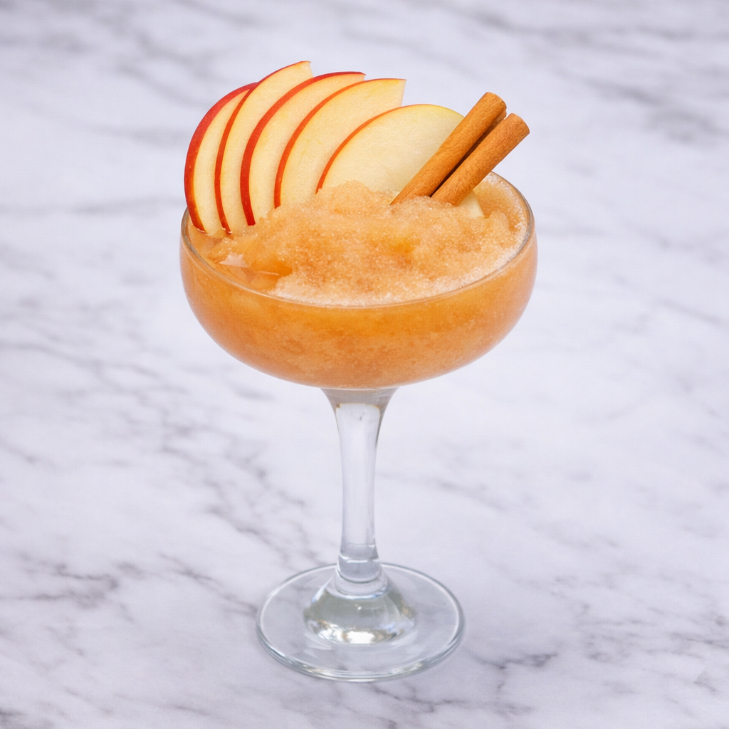 Spiced apple & cinnamon slush