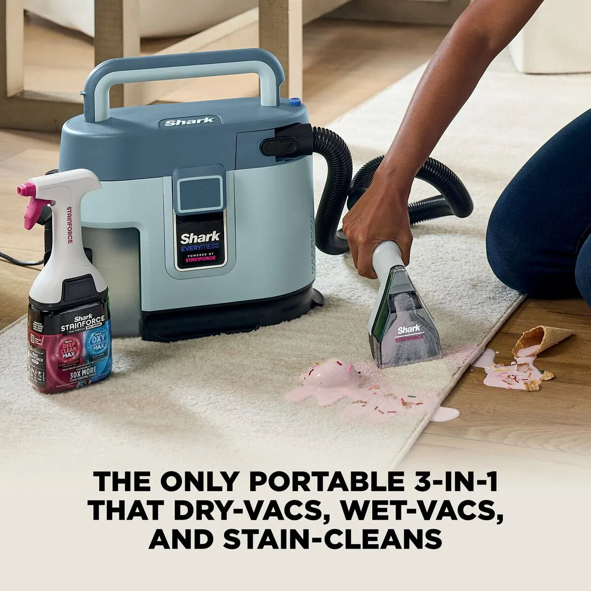 Shark EveryMess 3-in-1 Wet Vac, Dry Vac and Stain System