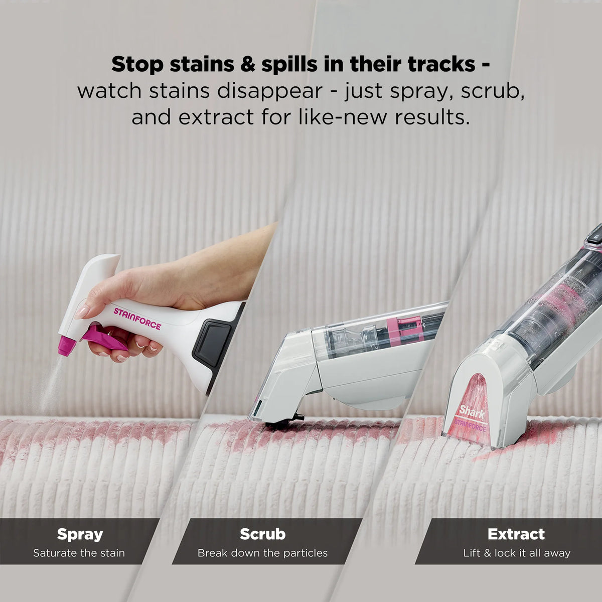 Shark StainForce Cordless Stain-Destroying Spot Cleaner