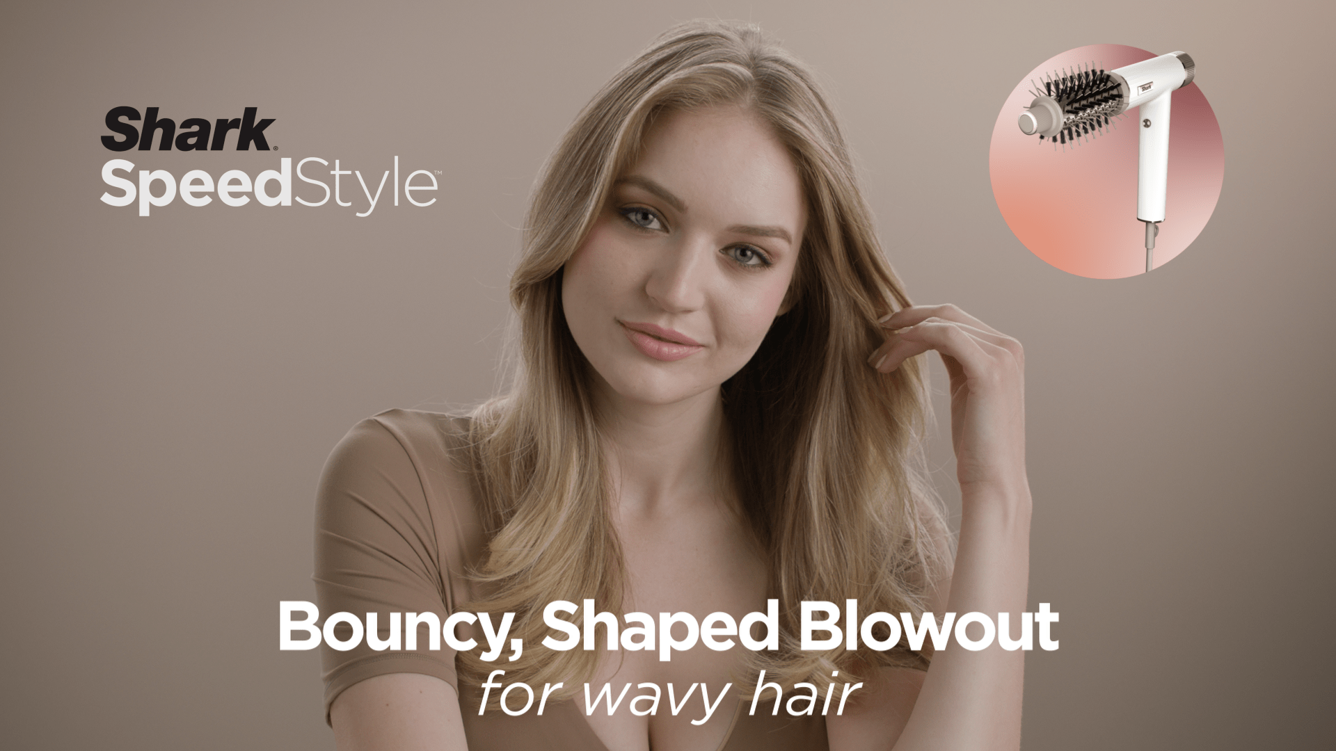 SpeedStyle Express Touchup Brush Wavy Hair Tutorial