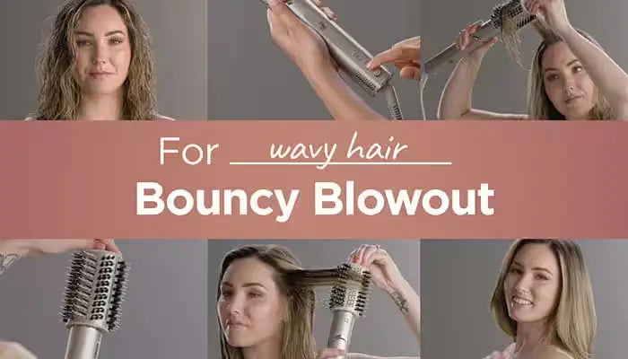 Bouncy Blowout for Wavy Hair