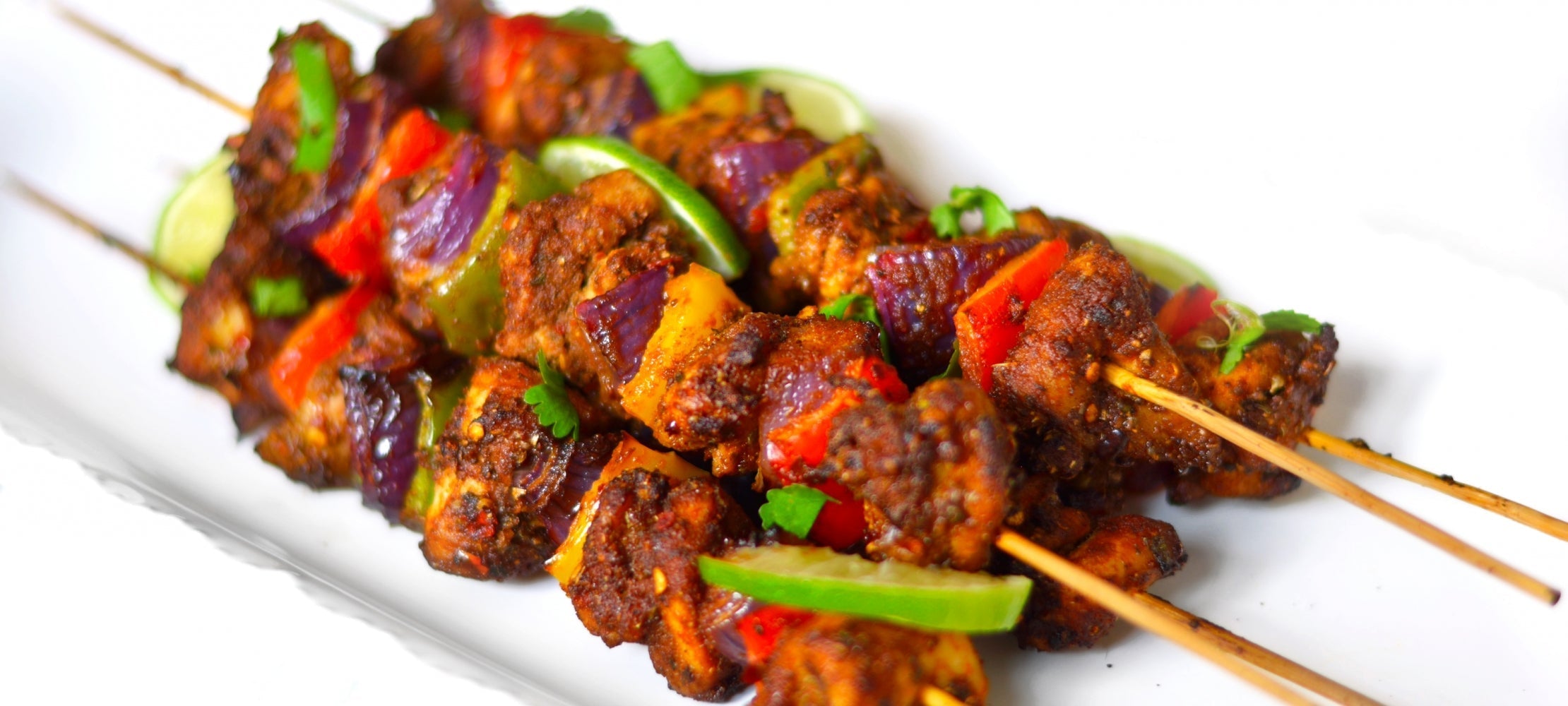 Cajun Grilled Chicken & Pepper Kebabs