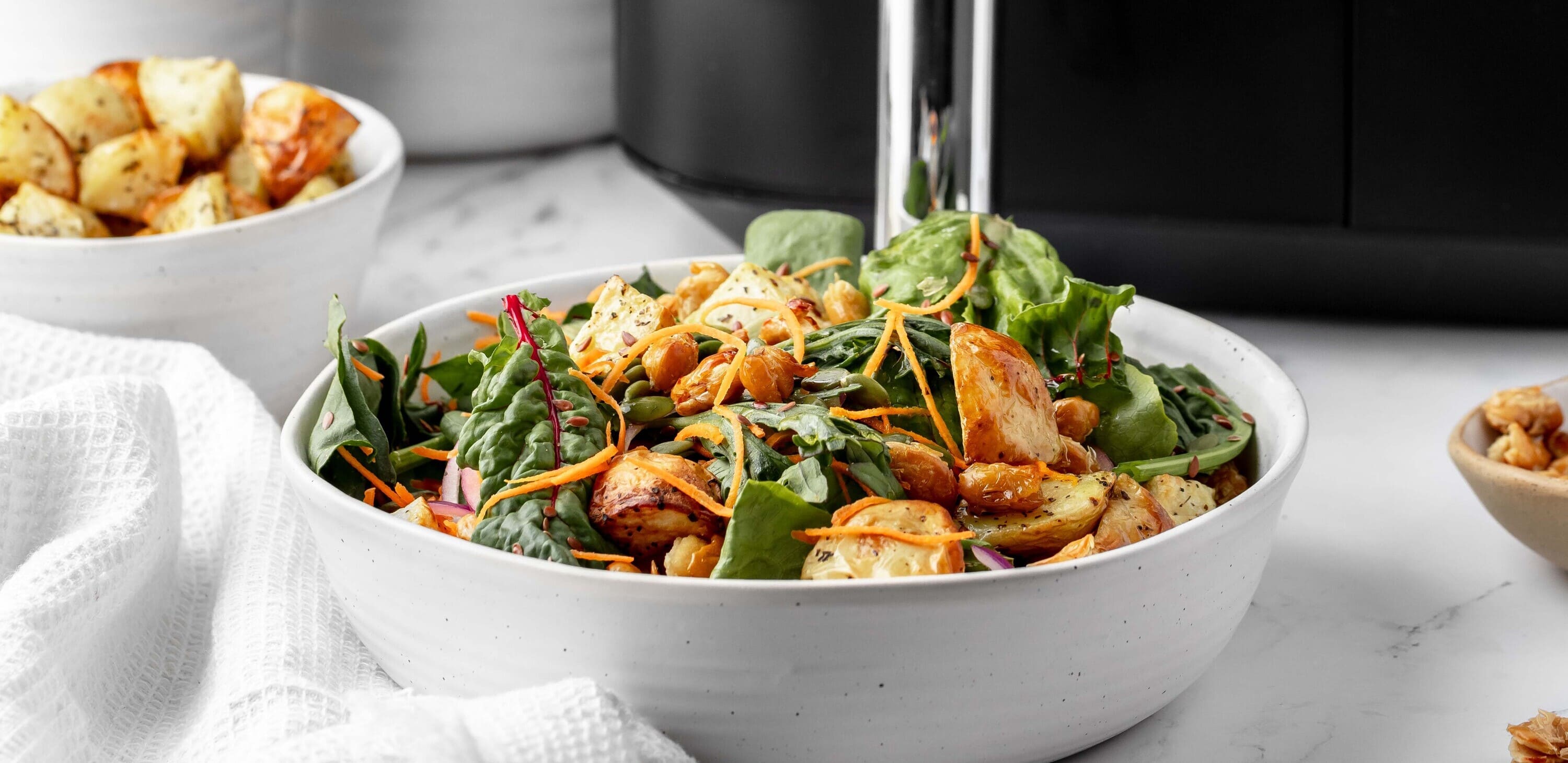 Crispy Potato and Butter Bean Salad