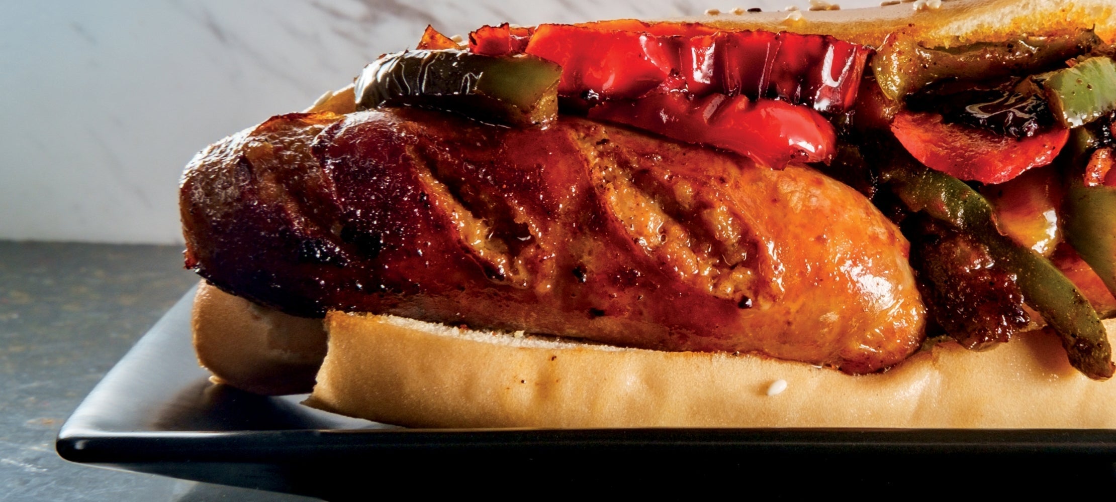 Spicy Italian Hot Dogs With Peppers & Onions