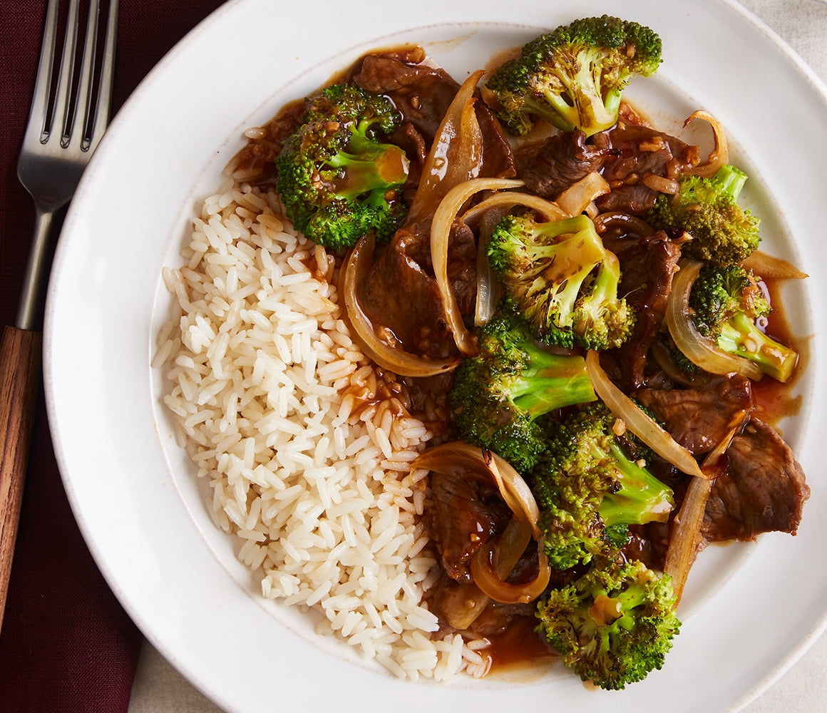 Beef and Crispy Broccoli
