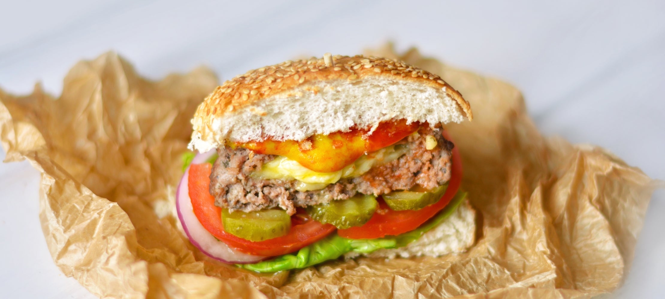 Cheese-Stuffed Burgers