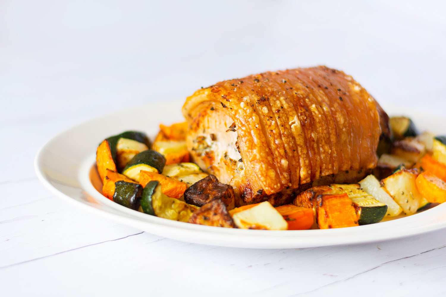 Tuscan Roast Pork & Roast Vegetables