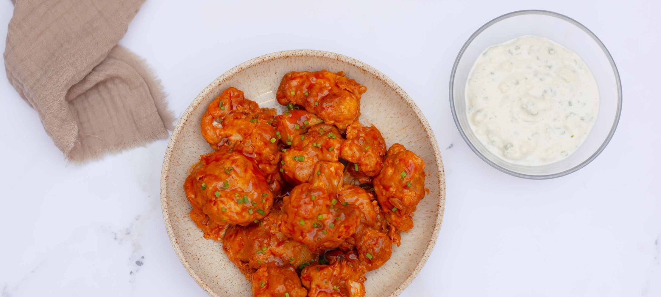 Crispy Cauliflower Buffalo Bites Recipe