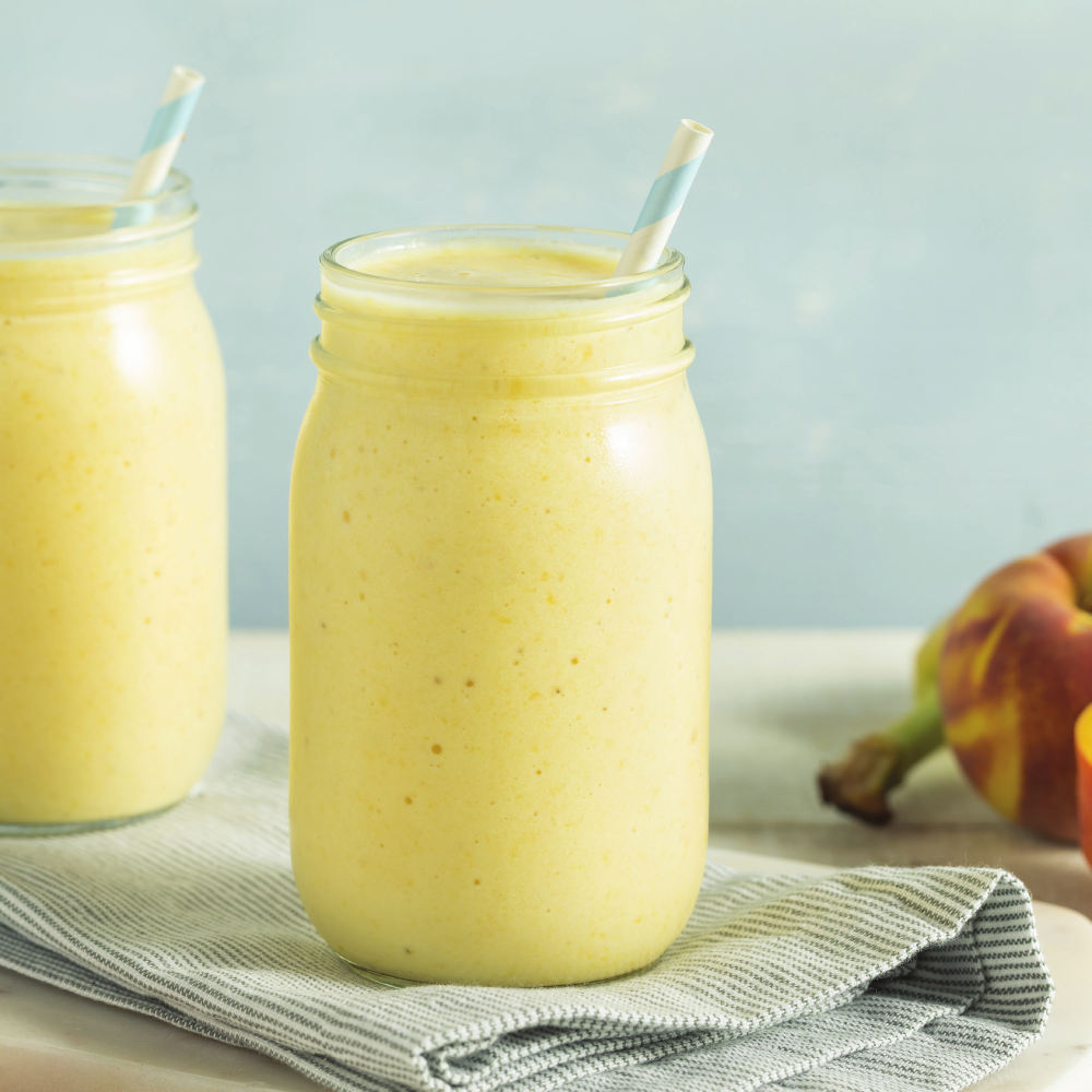 Creamy Banana Orange Protein Shake