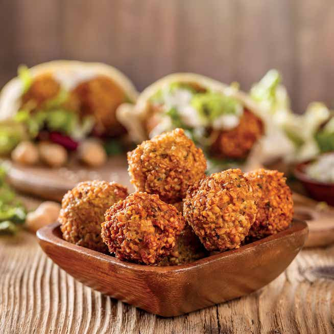 Falafels with a Tahini Sauce