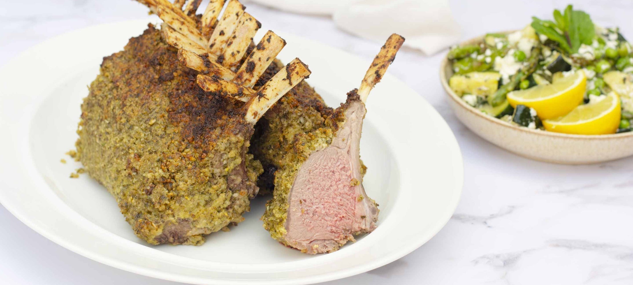 Mint Pesto Lamb and Feta Recipe