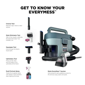 Shark EveryMess 3-in-1 Wet Vac, Dry Vac and Stain System