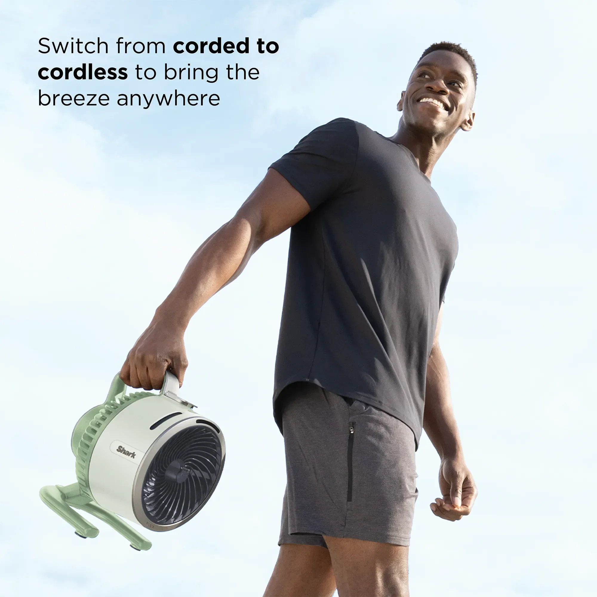 Shark FlexBreeze HydroGo Misting Portable Fan