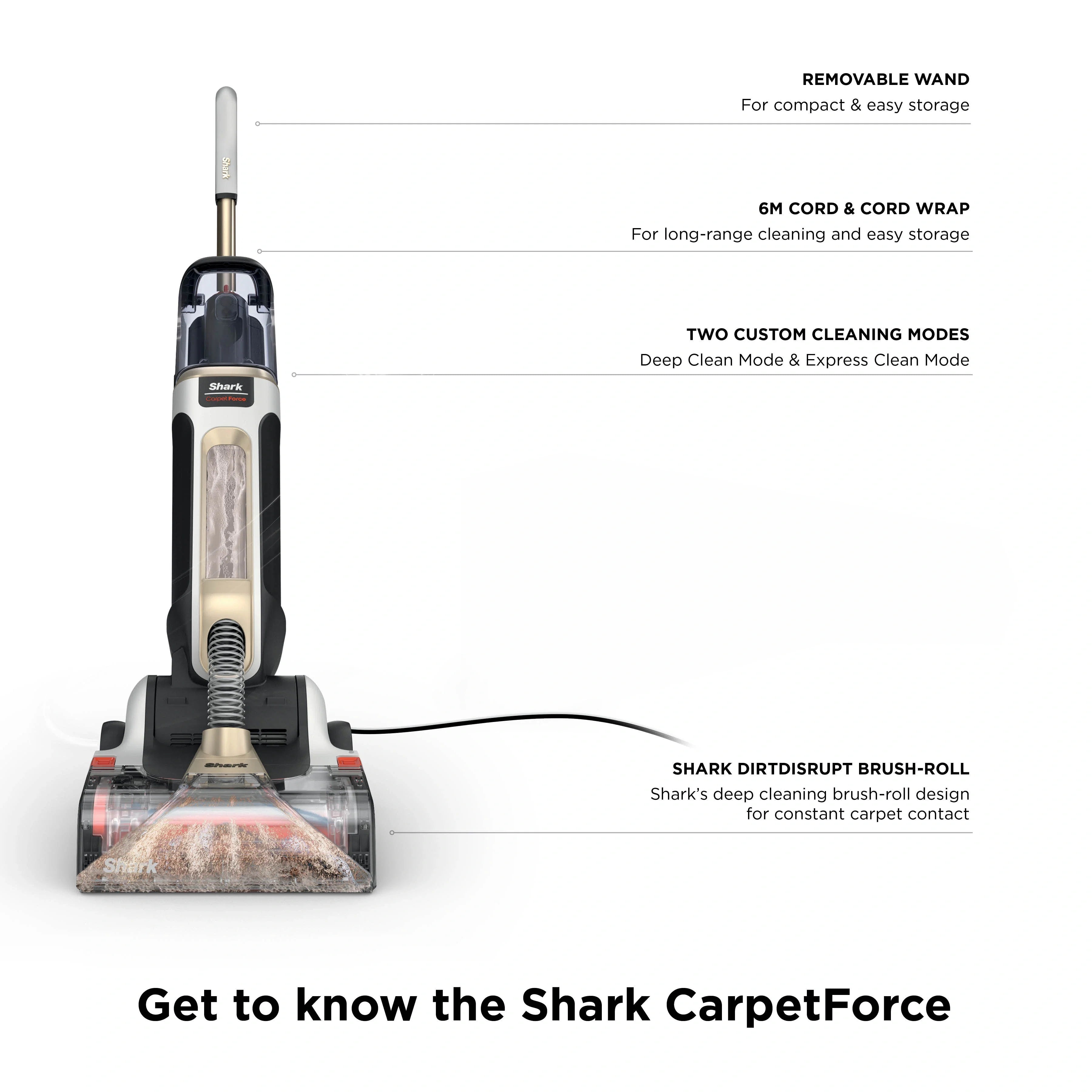 Shark CarpetForce Lightweight Deep Carpet Cleaner