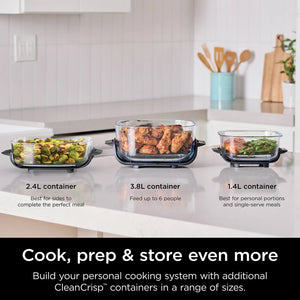 Ninja Crispi 3.8L CleanCrisp Glass Container Pack