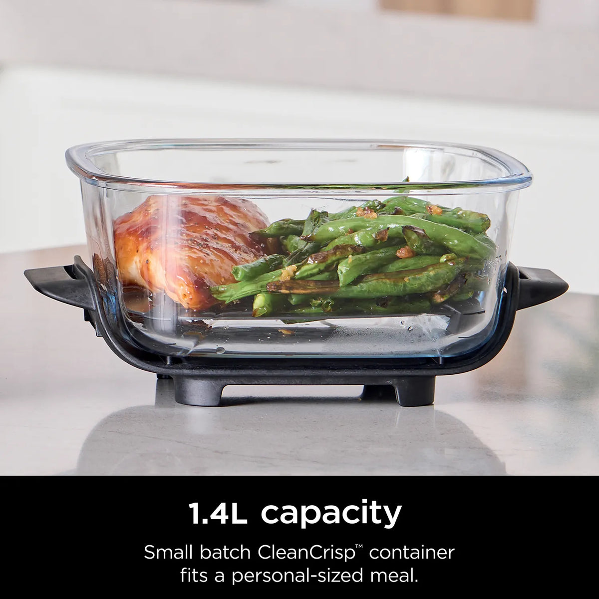 Ninja Crispi 1.4L CleanCrisp Glass Container Pack