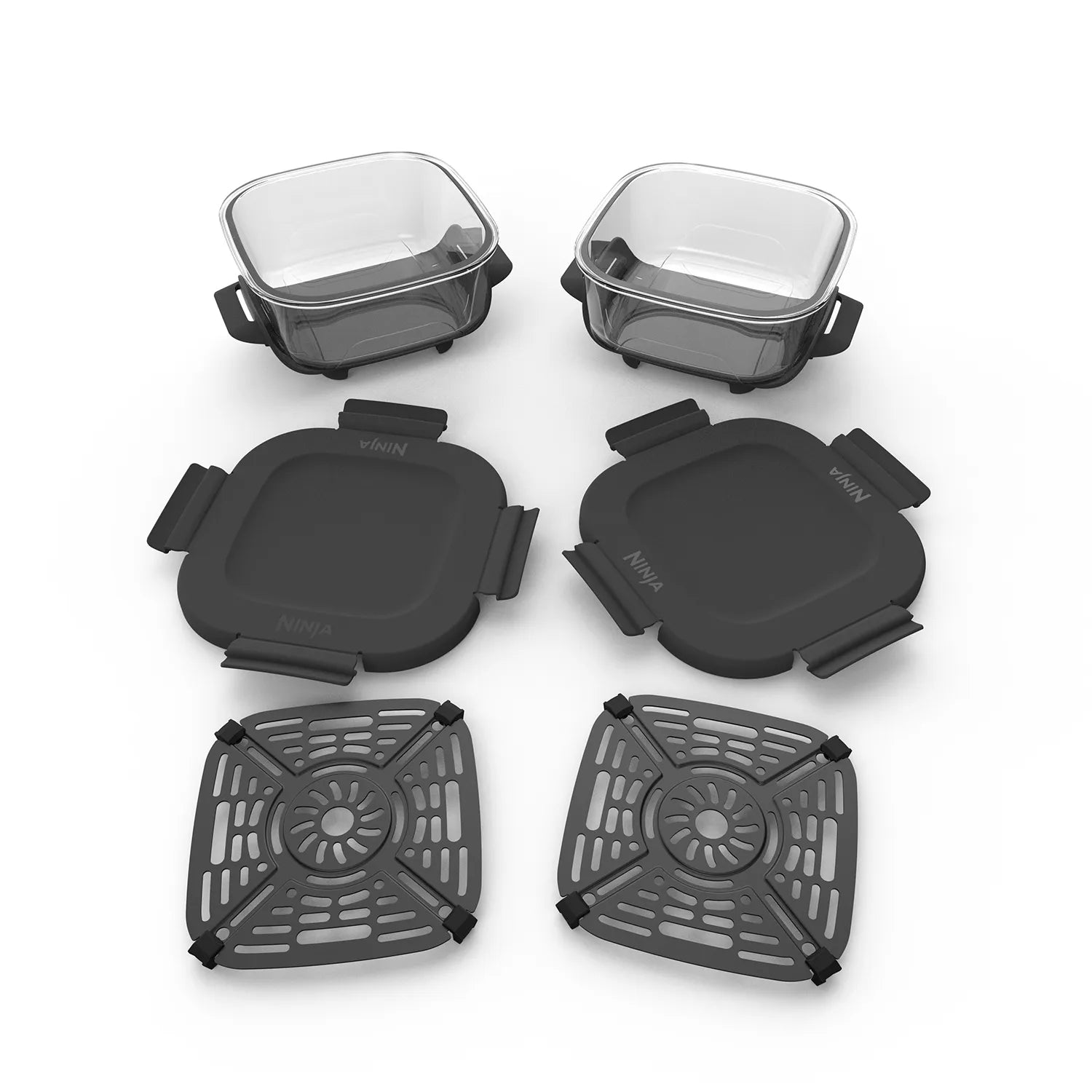 Ninja Crispi 1.4L CleanCrisp Glass Container 2-Pack