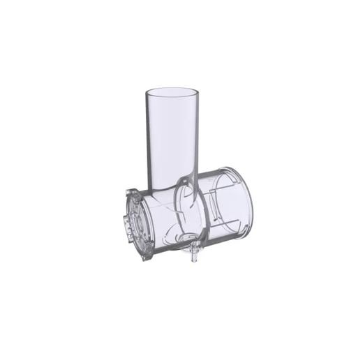Feed Chute Chamber with Anti-Drip Lever