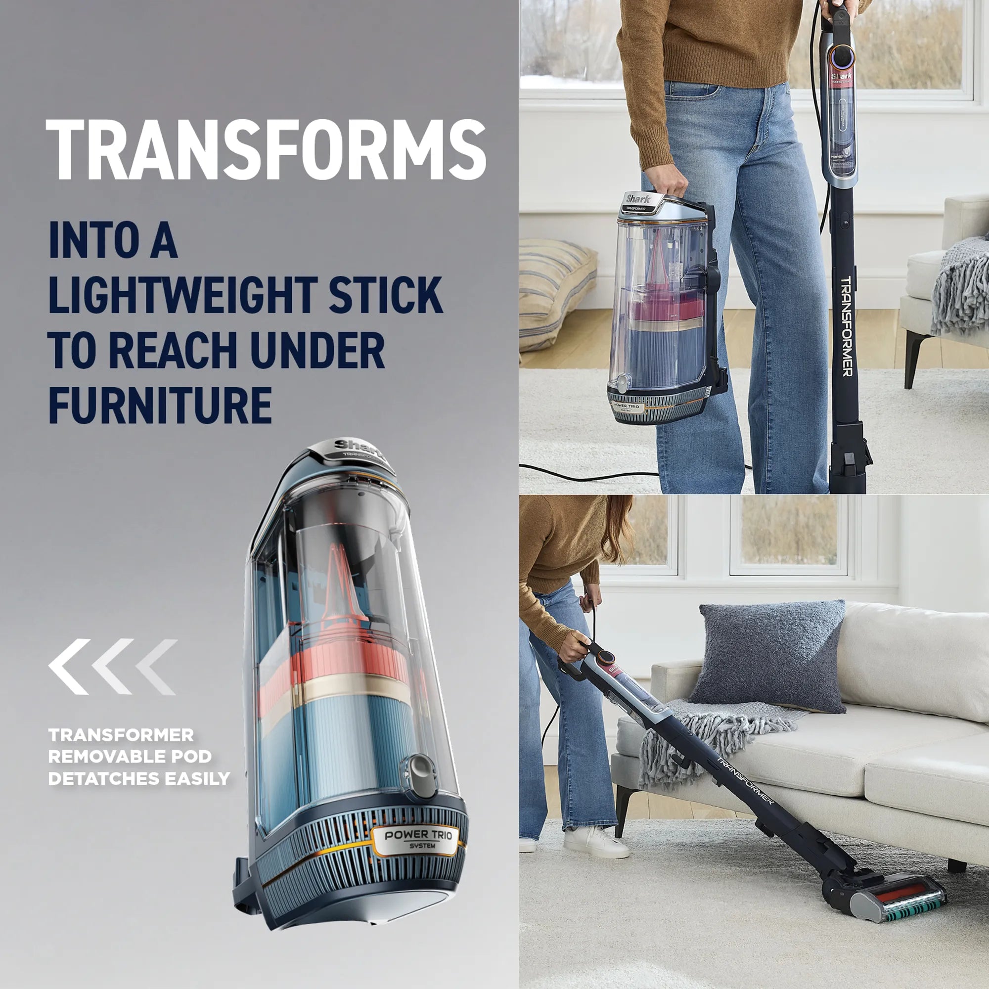 Shark Transformer Corded Upright